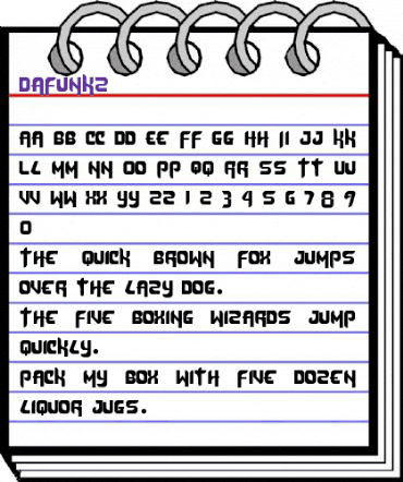 Dafunk2 Regular animated font preview Dafunk2 Regular animated font preview