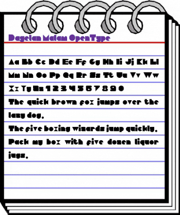 Dagelan Malam Regular animated font preview Dagelan Malam Regular animated font preview