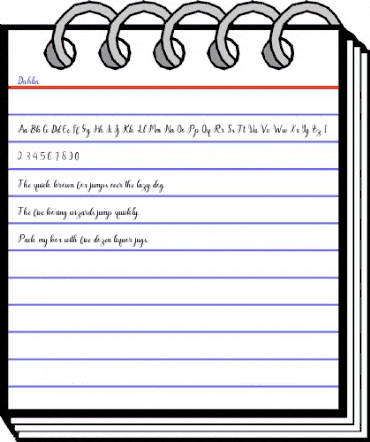 mahyud creatif Regular animated font preview