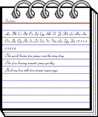 Dahrlin Regular animated font preview Dahrlin Regular animated font preview