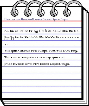 Dalliance Medium animated font preview Dalliance Medium animated font preview