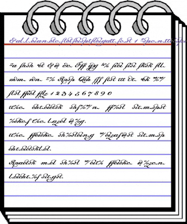 Dalliance ScriptLigatures animated font preview Dalliance ScriptLigatures animated font preview