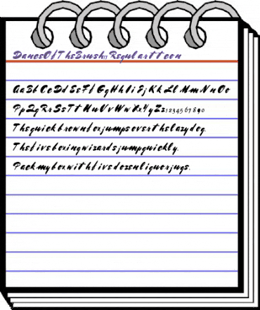 DanceOfTheBrush11 Regular animated font preview DanceOfTheBrush11 Regular animated font preview