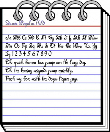 Dancer Regular animated font preview Dancer Regular animated font preview