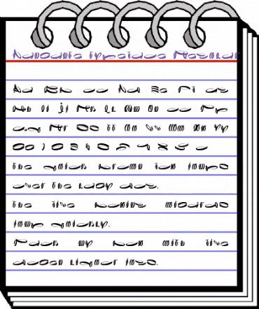 Danzante typeface Regular animated font preview