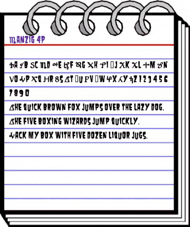 Danzig 4p Regular animated font preview Danzig 4p Regular animated font preview