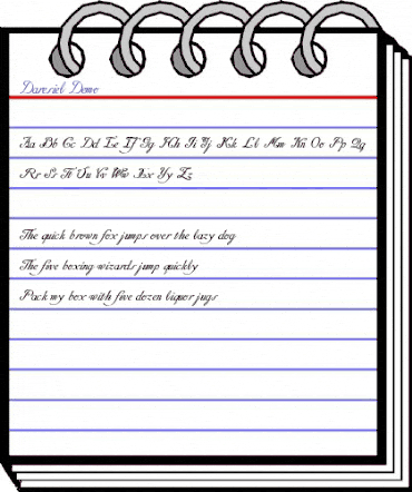 Daresiel Demo Regular animated font preview Daresiel Demo Regular animated font preview