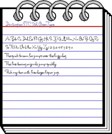 Dartangnon ITC Std Regular animated font preview Dartangnon ITC Std Regular animated font preview