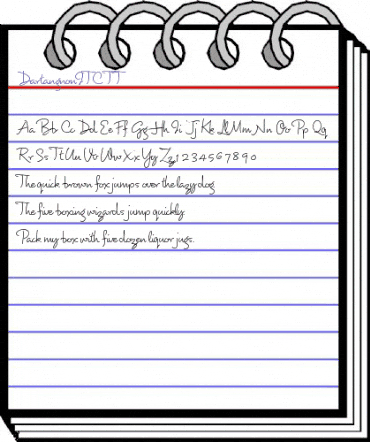 DartangnonITC TT Regular animated font preview DartangnonITC TT Regular animated font preview