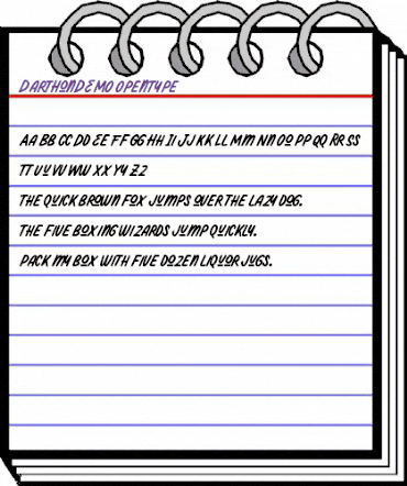 Darthon DEMO Regular animated font preview Darthon DEMO Regular animated font preview