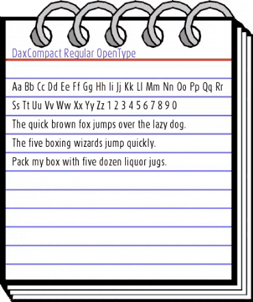 DaxCompact-Regular Regular animated font preview DaxCompact-Regular Regular animated font preview