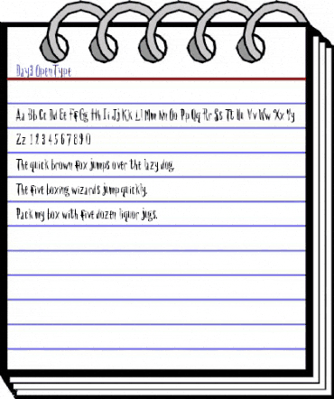 Day3 Regular animated font preview Day3 Regular animated font preview