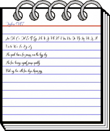 Daytone FREE Regular animated font preview