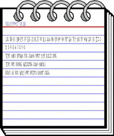 Daytripper Plain animated font preview Daytripper Plain animated font preview