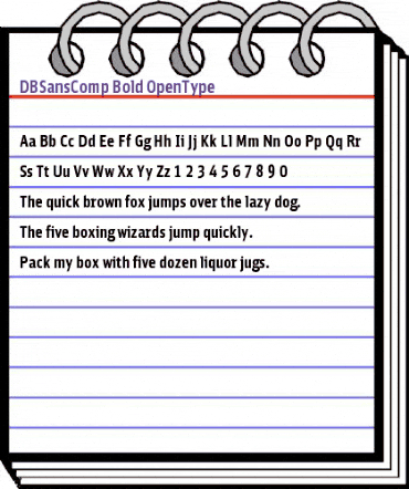 DB Sans Comp Bold animated font preview DB Sans Comp Bold animated font preview