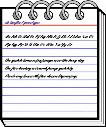 de hafla Regular animated font preview de hafla Regular animated font preview