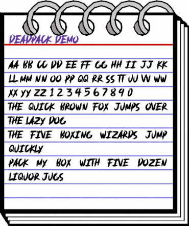 deadpack demo Regular animated font preview deadpack demo Regular animated font preview