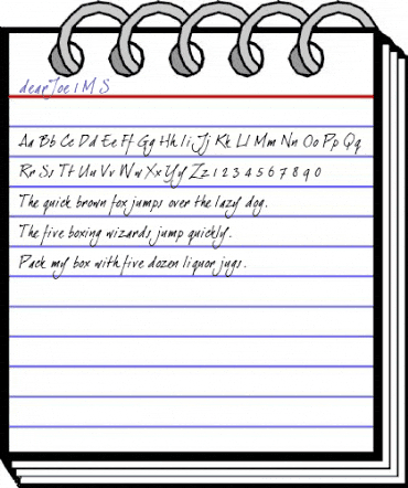 dearJoe 1 M&S Regular animated font preview dearJoe 1 M&S Regular animated font preview