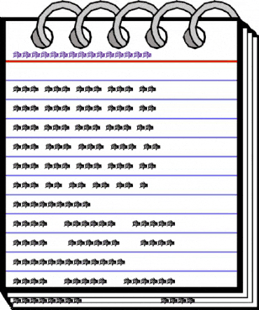 DeathMetal logo Regular animated font preview