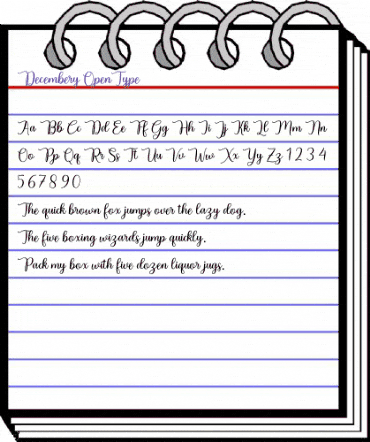 Decembery Regular animated font preview Decembery Regular animated font preview