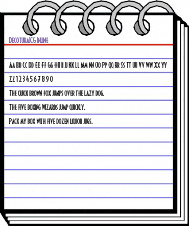 DecoturaICG Regular animated font preview DecoturaICG Regular animated font preview
