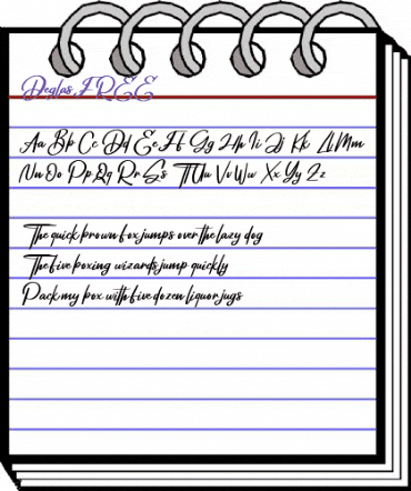 Deglas FREE Regular animated font preview Deglas FREE Regular animated font preview