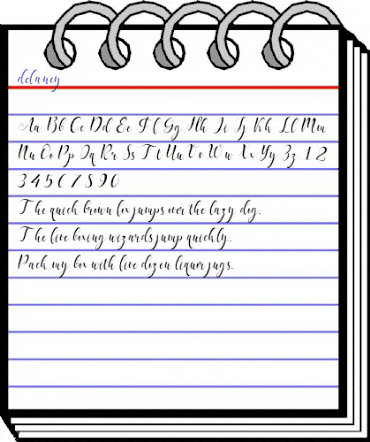 delaney Regular animated font preview delaney Regular animated font preview