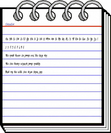 Delicated Regular animated font preview Delicated Regular animated font preview