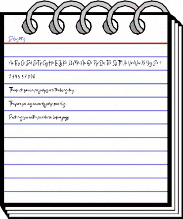 Delighty Regular animated font preview Delighty Regular animated font preview