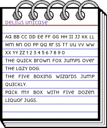 Delius Unicase Regular animated font preview Delius Unicase Regular animated font preview