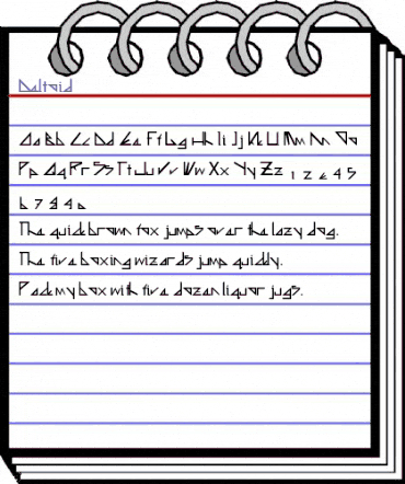 Deltoid Regular animated font preview Deltoid Regular animated font preview