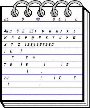 Delux UltraBold animated font preview Delux UltraBold animated font preview