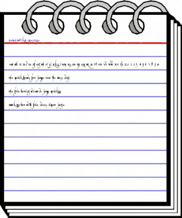 Democratika Regular animated font preview Democratika Regular animated font preview