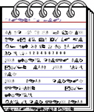 Denise DJ Font Regular animated font preview