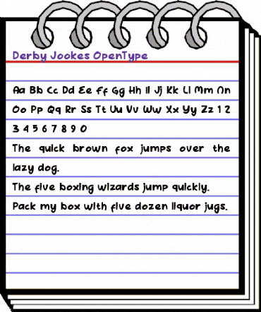 Derby Jookes Regular animated font preview Derby Jookes Regular animated font preview