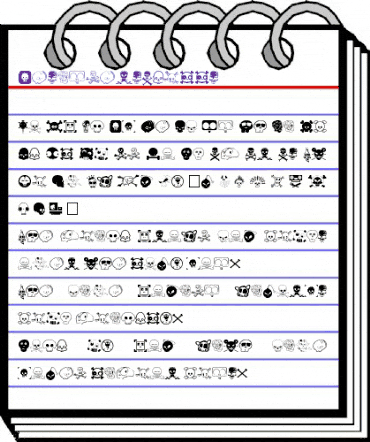 DesignersSkulls Regular animated font preview DesignersSkulls Regular animated font preview