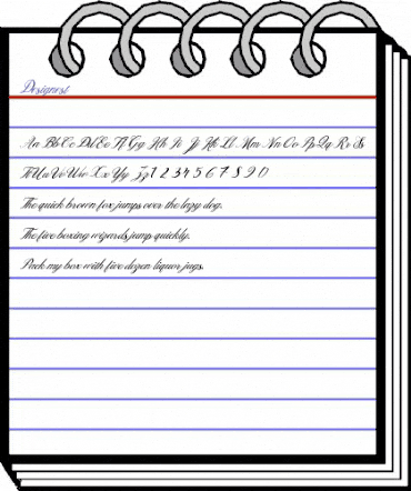 Designest Regular animated font preview