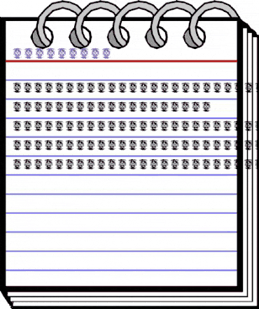 DESMINORE Regular animated font preview