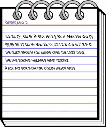 Desperado 2 Regular animated font preview