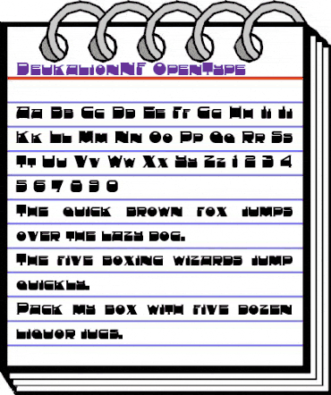 DeukalionNF Regular animated font preview DeukalionNF Regular animated font preview