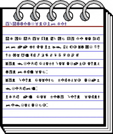 DfAttitudesPlain Regular animated font preview