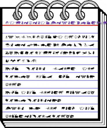 DF Wildlife Plain animated font preview DF Wildlife Plain animated font preview