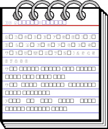 DG_AachenOutline Normal animated font preview