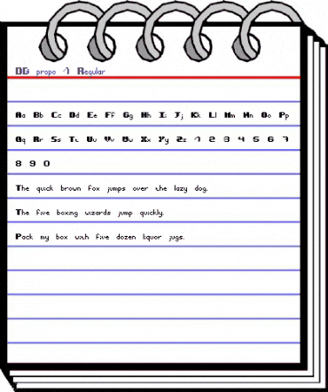 DG propo 1 Regular animated font preview DG propo 1 Regular animated font preview