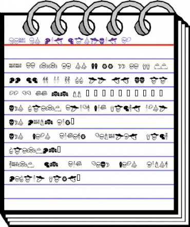 Dia De Los Muertos BV Regular animated font preview Dia De Los Muertos BV Regular animated font preview