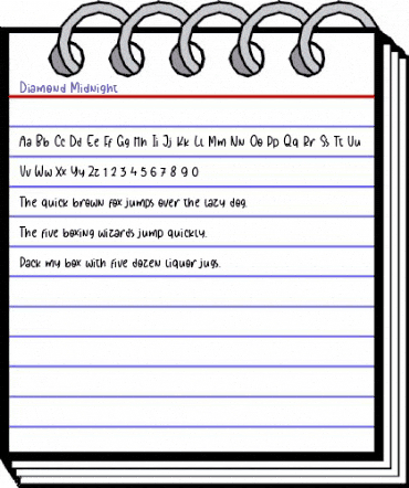 Diamond Midnight Regular animated font preview Diamond Midnight Regular animated font preview