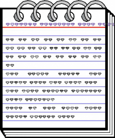 Diamond Monogram Book Regular animated font preview