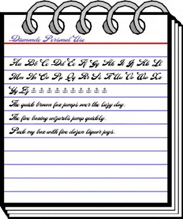 Diamonde Personal Use Regular animated font preview Diamonde Personal Use Regular animated font preview
