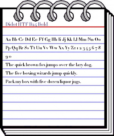 Didot Bold animated font preview Didot Bold animated font preview