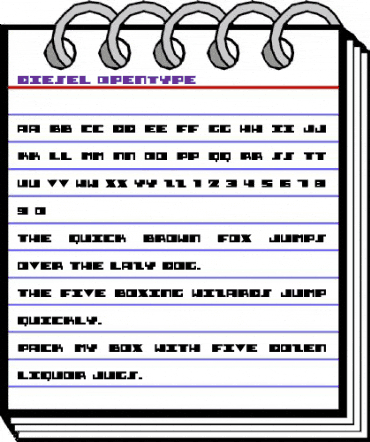 Diesel Regular animated font preview Diesel Regular animated font preview